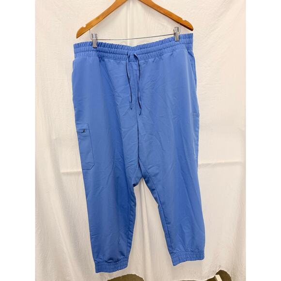 Jaanuu Bundle 2pcs Neo Everyday Cargo Scrub Joggersv Ceil Blue 2X - Picture 3 of 5